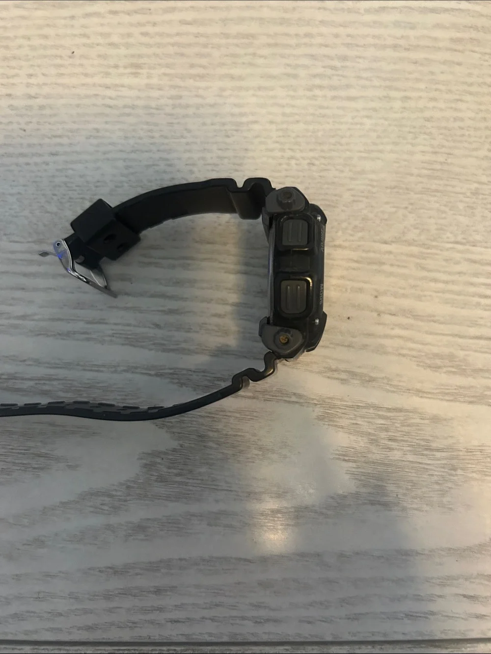 Casio G-Shock Black Digital Watch with Red Accents